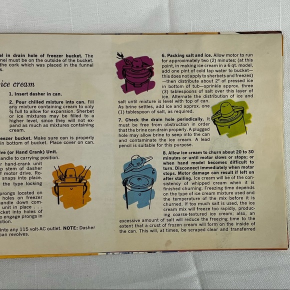 VTG Proctor-Silex Ice Cream Freezer Recipe Book - Picture 13 of 14